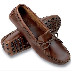 Minnetonka Classic Driver Moc in Genuine Leather